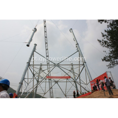 Poste de gim para construção de torre